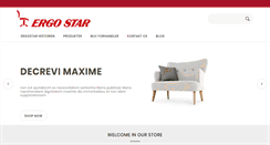Desktop Screenshot of ergostar.dk