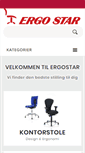 Mobile Screenshot of ergostar.dk